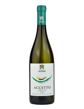 6 Bottiglie 0,750 LT - Accetto - Grillo Vino Bianco Sicilia DOC
